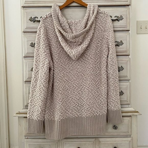 Cream Popcorn Hoodie Sweater - Picture 3 of 7